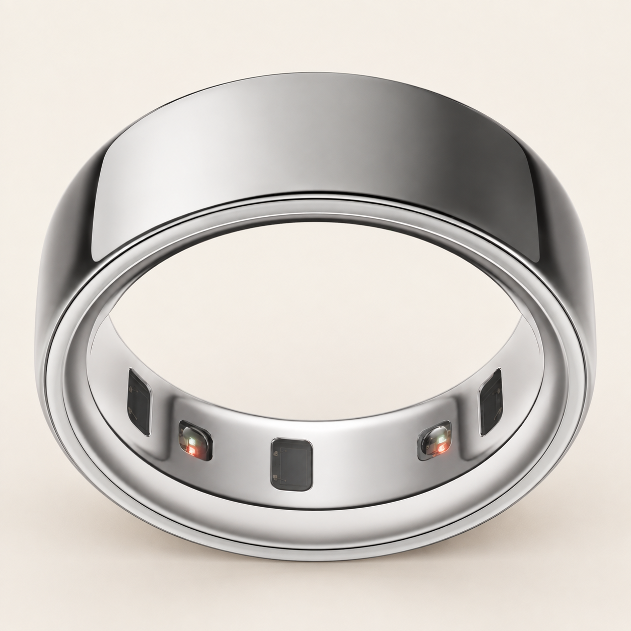 Oura Ring 4 in silver